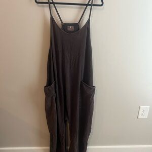Elegant Brown Jumpsuit